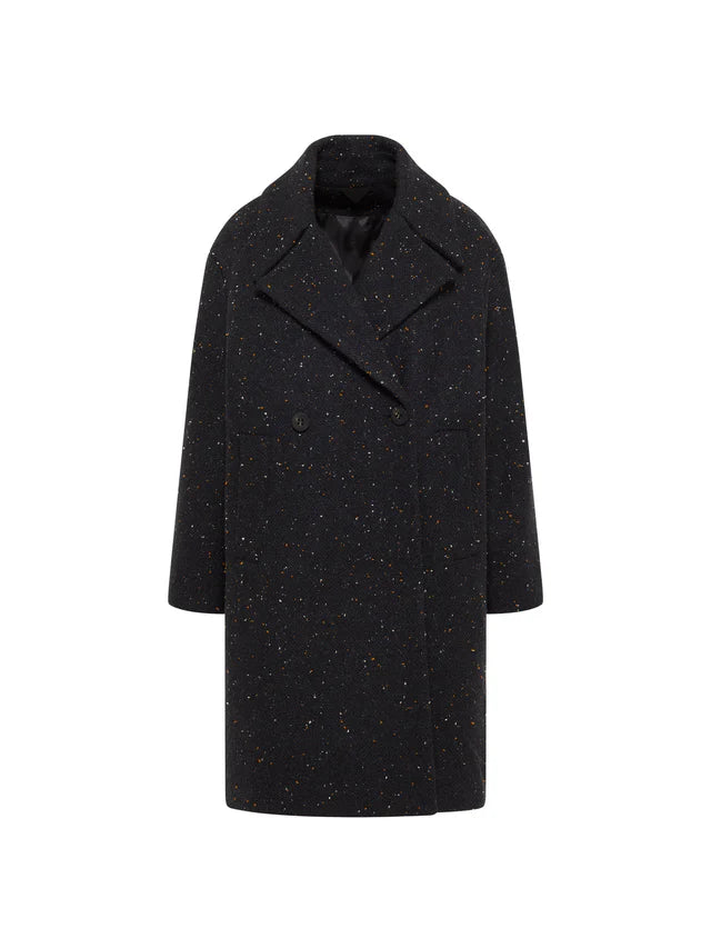 COAT made of virgin wool - Black