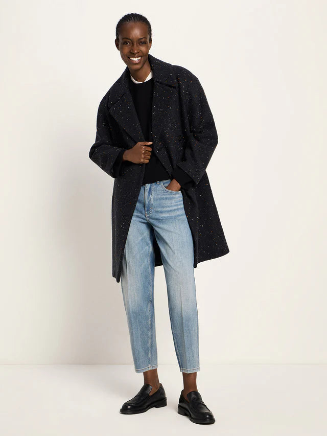 COAT made of virgin wool - Black