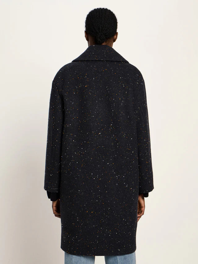 COAT made of virgin wool - Black