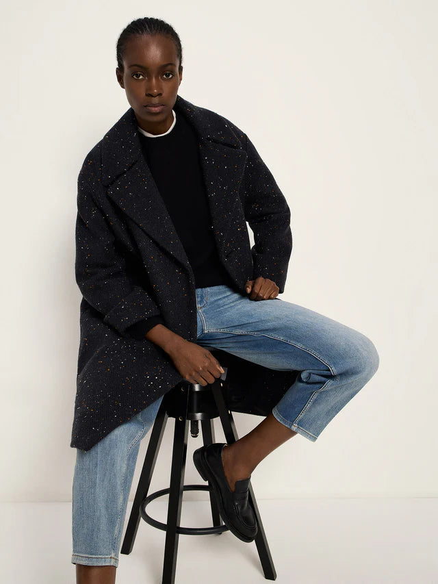 COAT made of virgin wool - Black