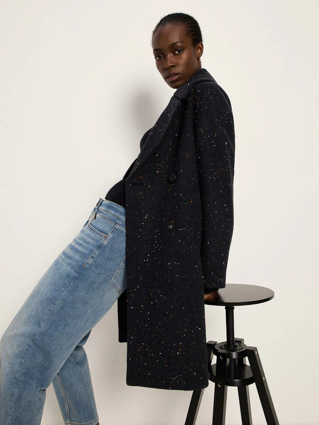 COAT made of virgin wool - Black