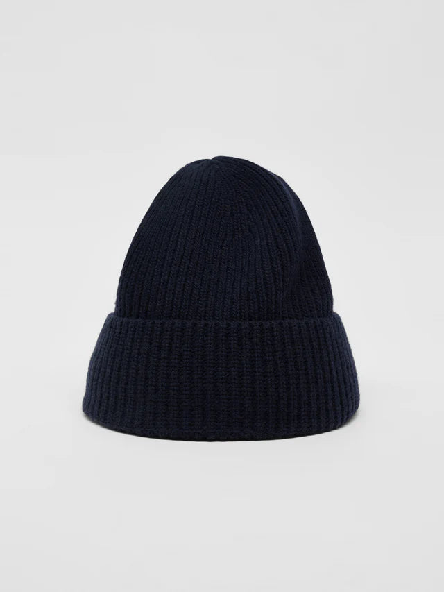 Hat made of Virgin Wool & Cashmere - Midnight