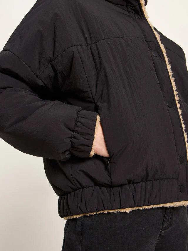 REVERSIBLE JACKET GRS - Black