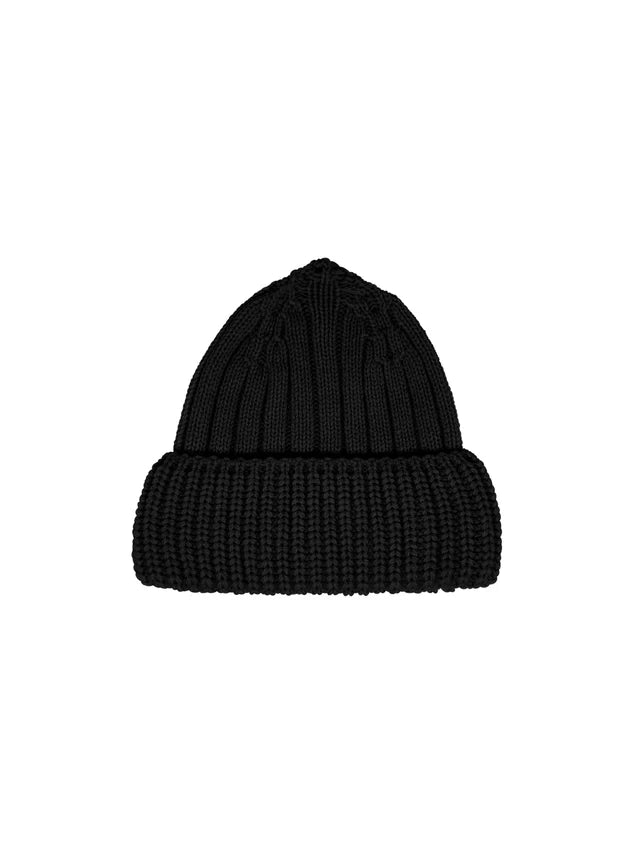 WOOL HAT (GOTS) - Black
