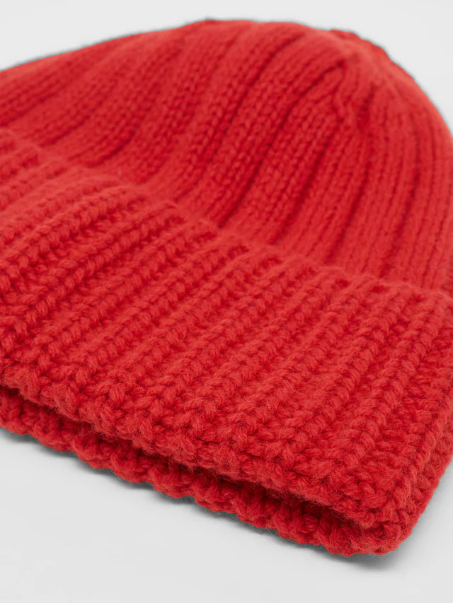 WOOL HAT (GOTS) - Red Alert