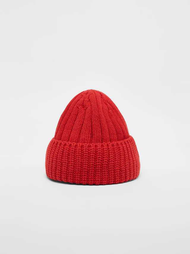 WOOL HAT (GOTS) - Red Alert