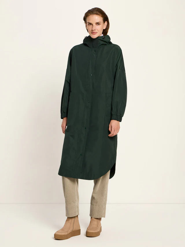 COATED COAT (GRS) - Forest