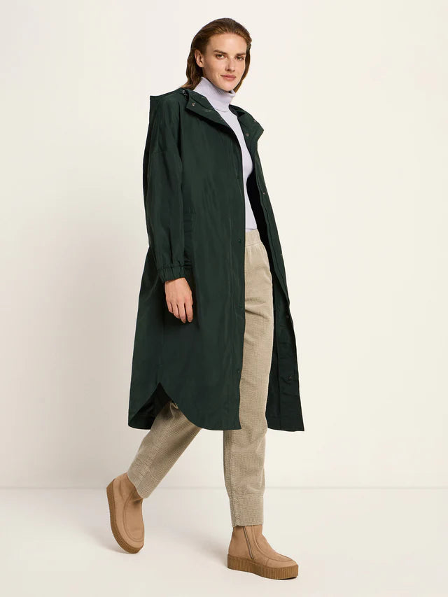 COATED COAT (GRS) - Forest
