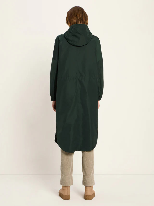 COATED COAT (GRS) - Forest