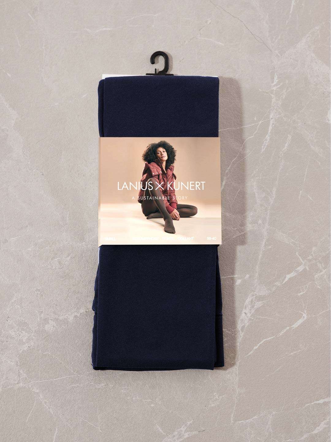 Lanius X Kunert Blue Tights - Black