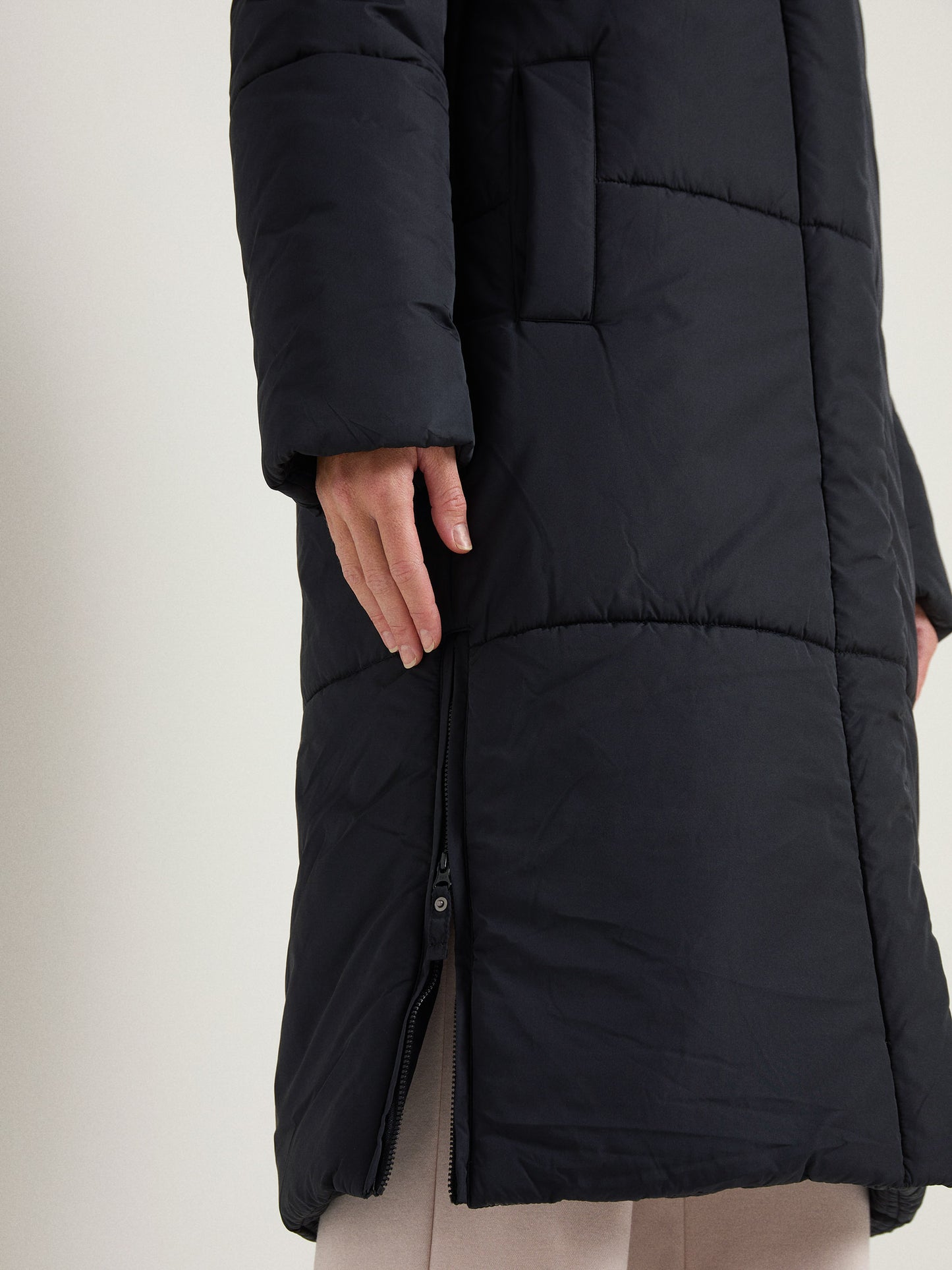 Padded Coat - Black