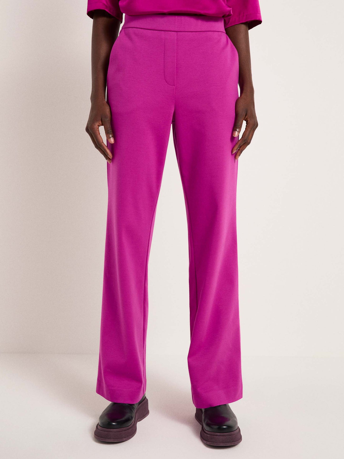 Straight Leg Trousers OCS  - Plum