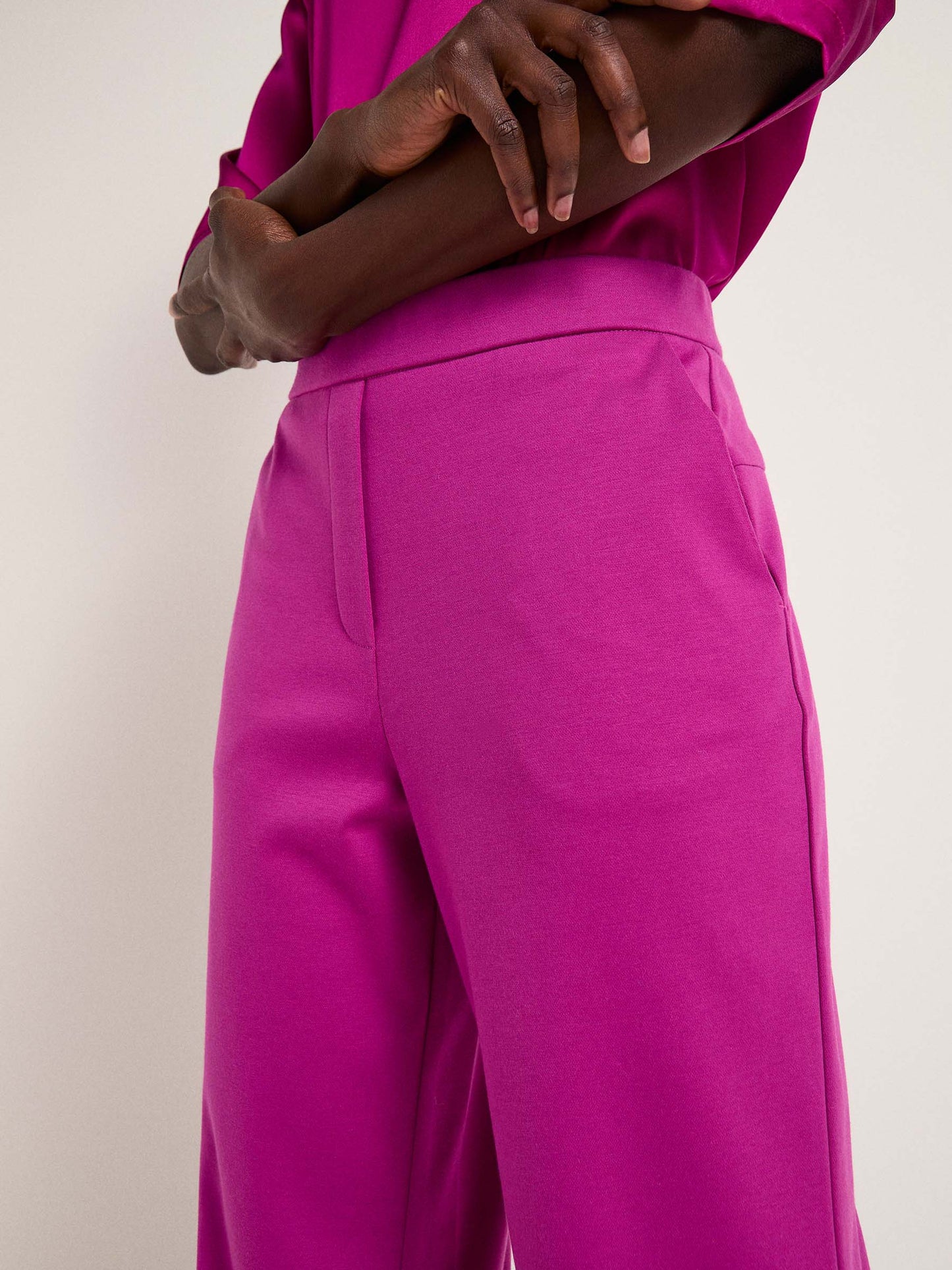 Straight Leg Trousers OCS  - Plum