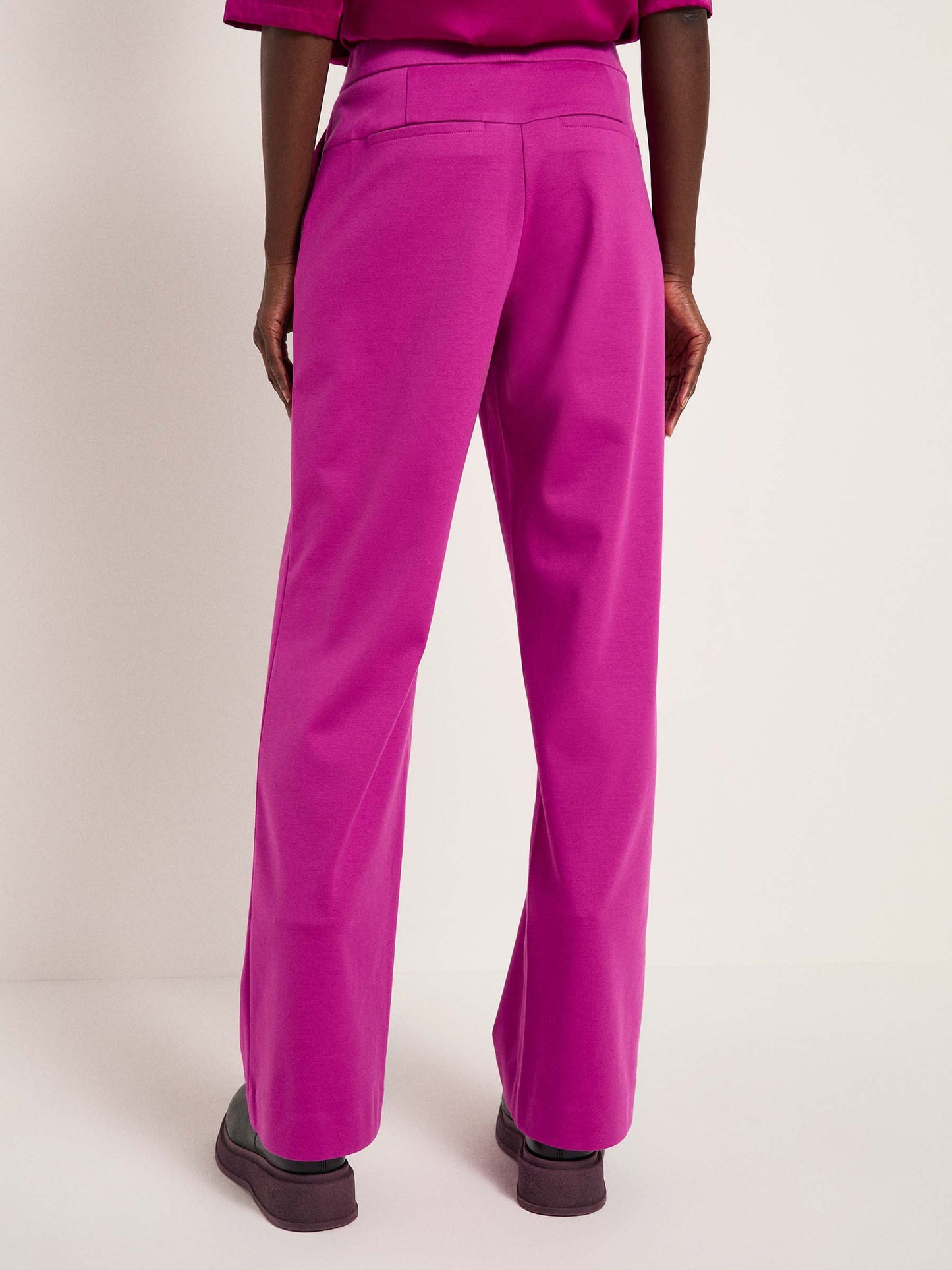 Straight Leg Trousers OCS  - Plum