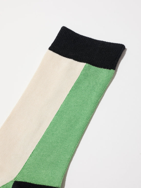Colourblock-Socks GOTS - Fern  Multicolour