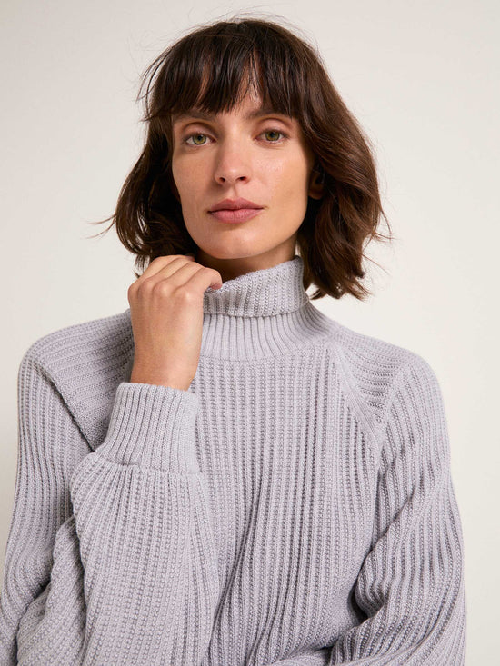 Chunky Sweater GOTS - Grey Melange