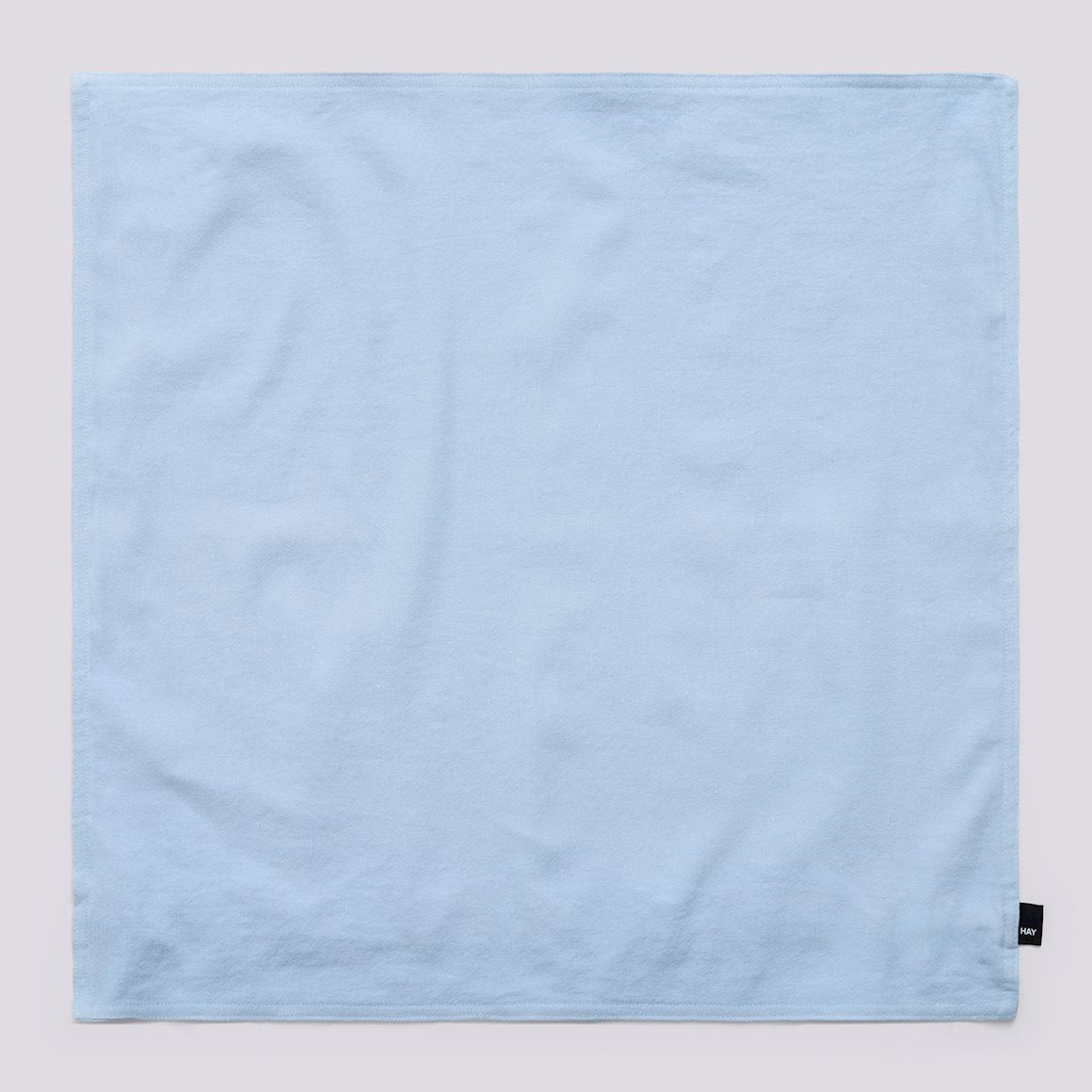 LINEN CUSHION COVER - 60 X 60 - LIGHT BLUE