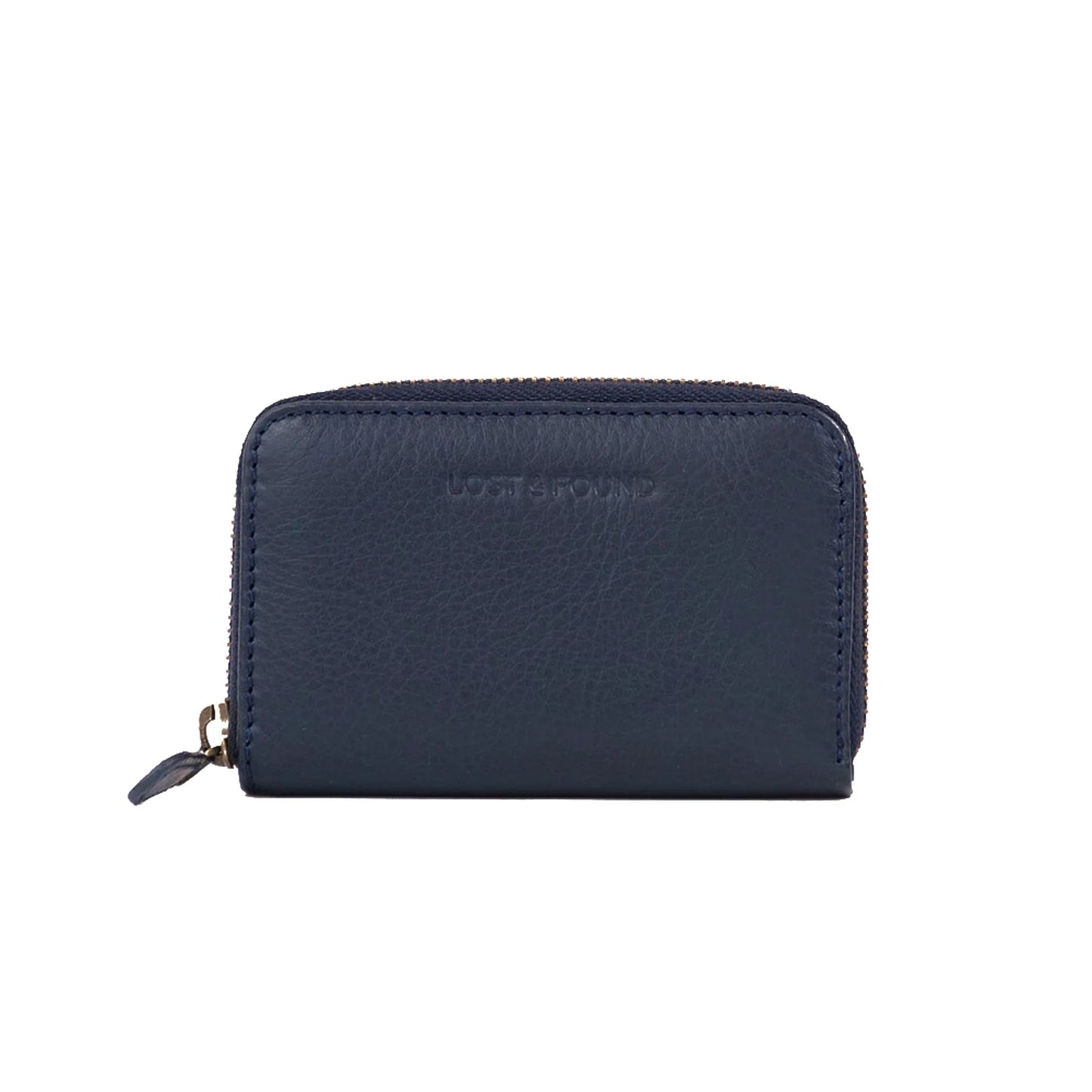 Mini Zip Around Wallet  - Navy