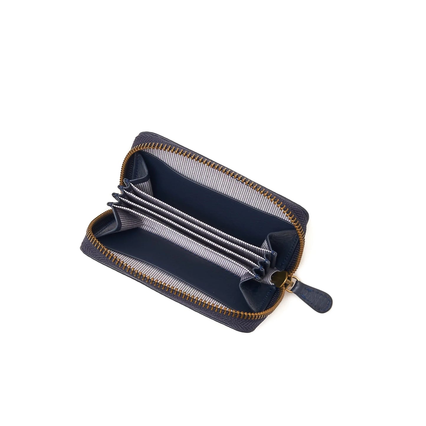 Mini Zip Around Wallet  - Navy