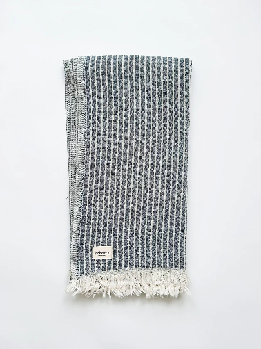 PORTOBELLO HAMMAM TOWEL - INDIGO