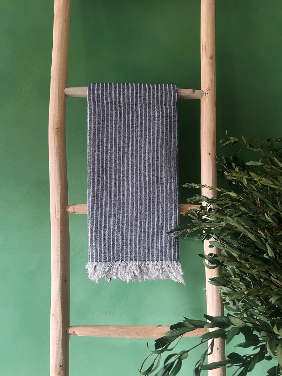 PORTOBELLO HAMMAM TOWEL - INDIGO