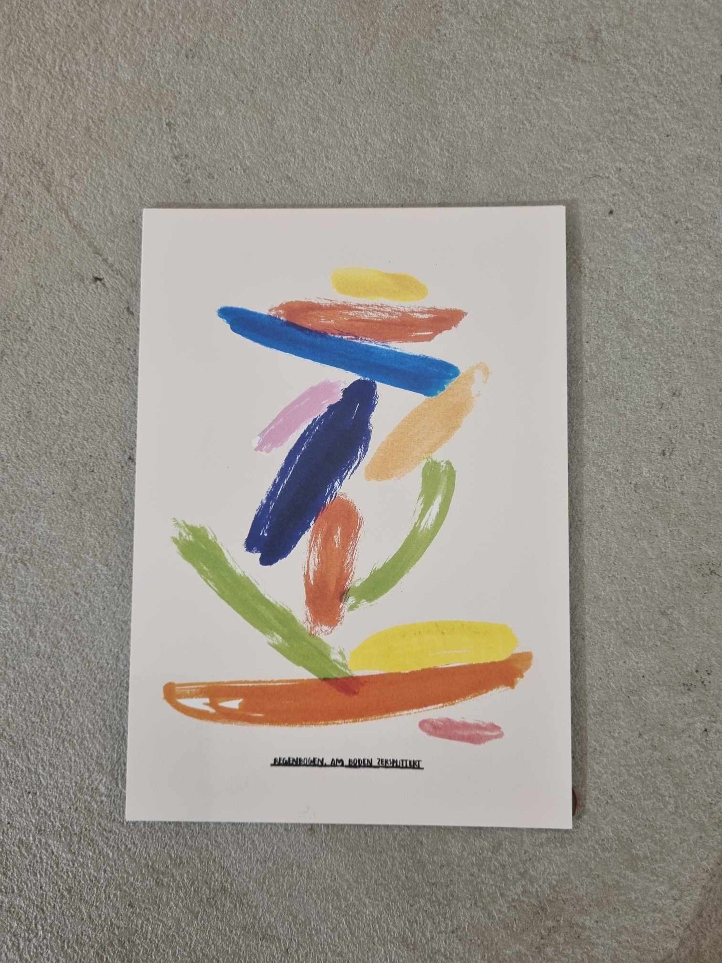 "REGENBOGEN" Art Print