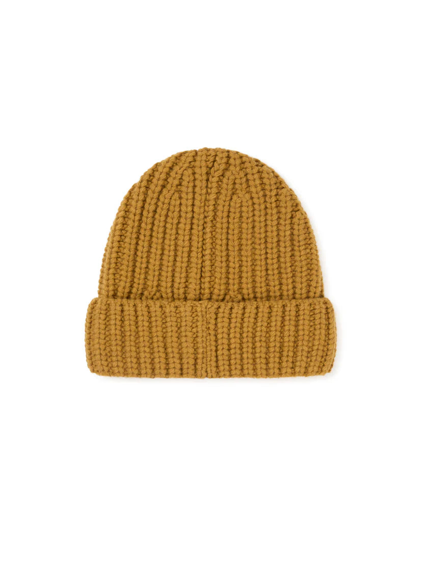 Ribbed Beanie - Mustard