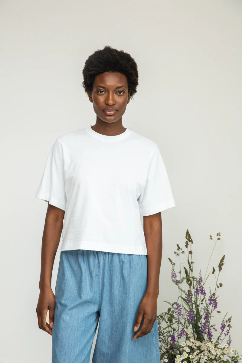 Bay Organic Cotton Top - White