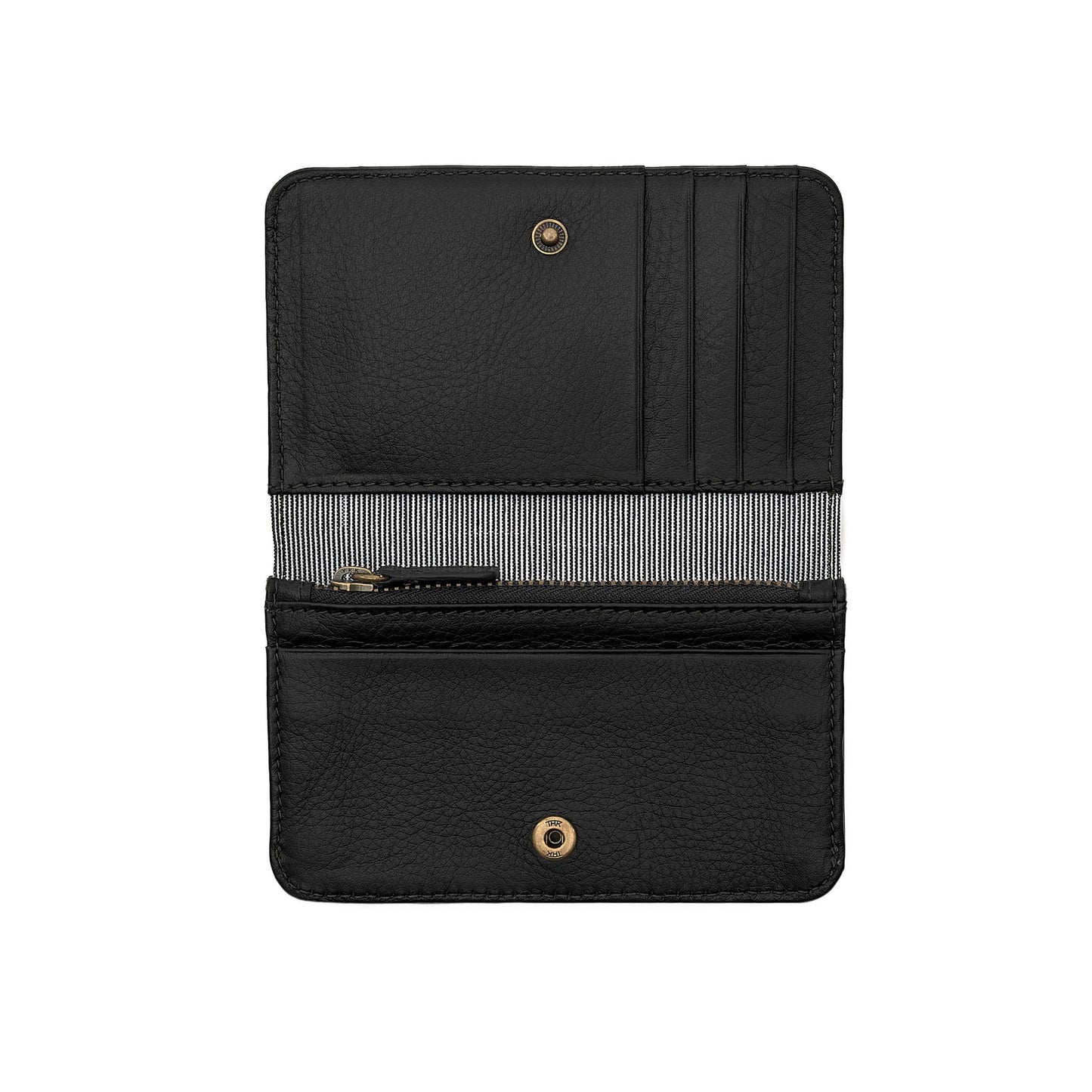 Slim wallet small mint black