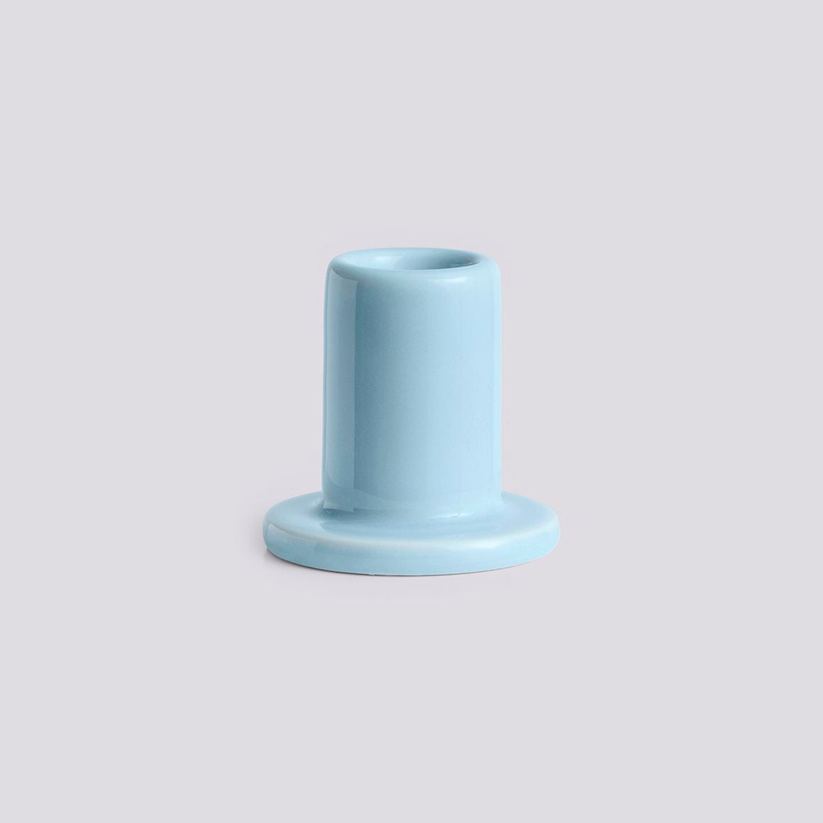 TUBE CANDLEHOLDER - SMALL - PALE BLUE