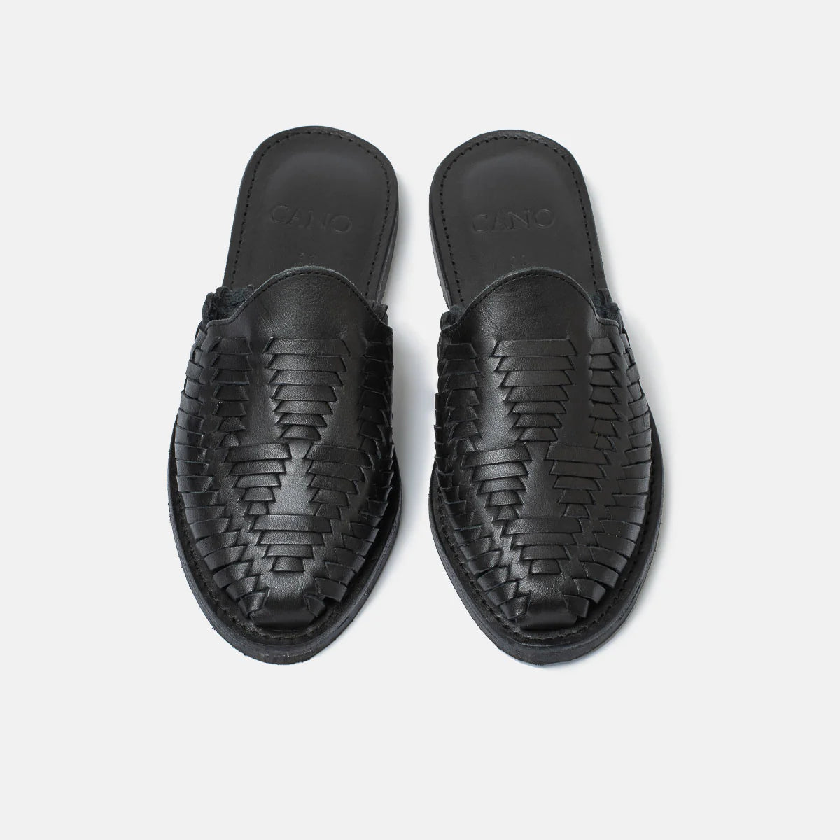 Emma Mule Black - Leather Sole