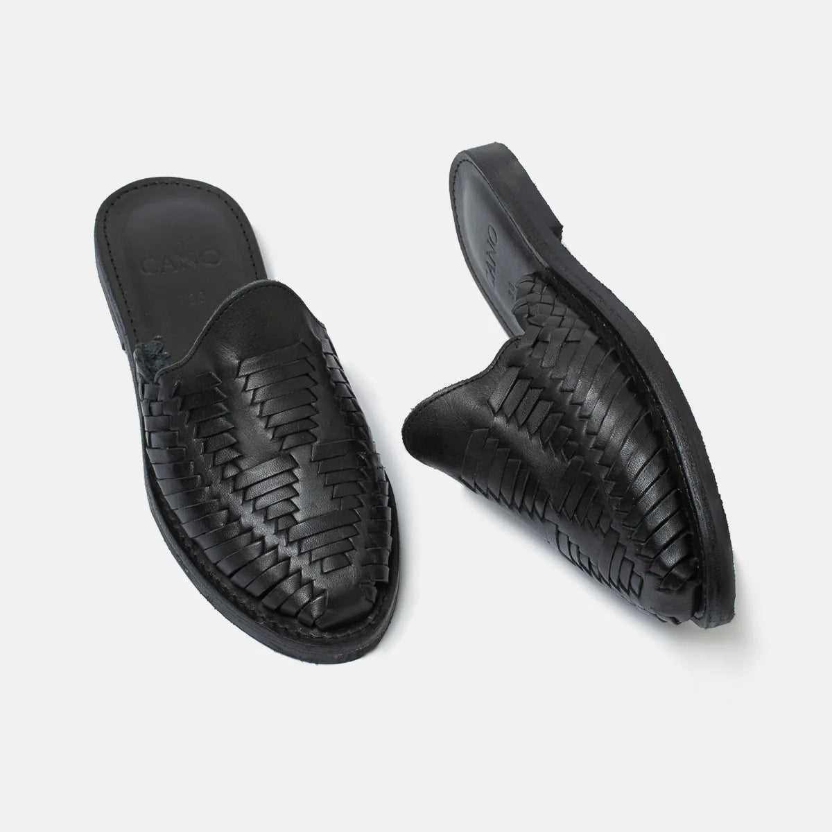 Emma Mule Black - Leather Sole