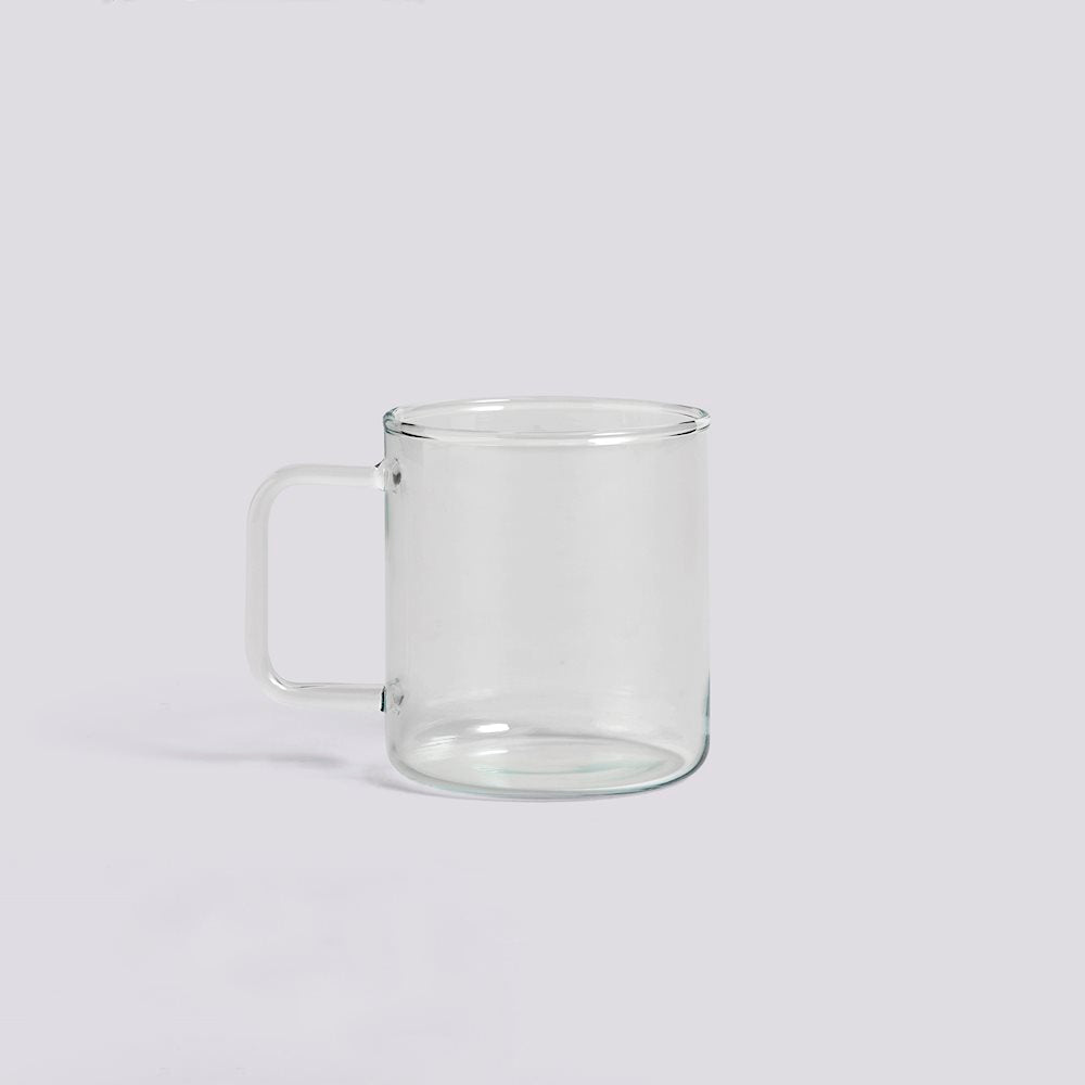 GLASS COFFEE MUG - CLEAR