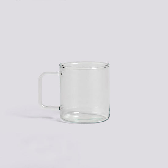 GLASS COFFEE MUG - CLEAR