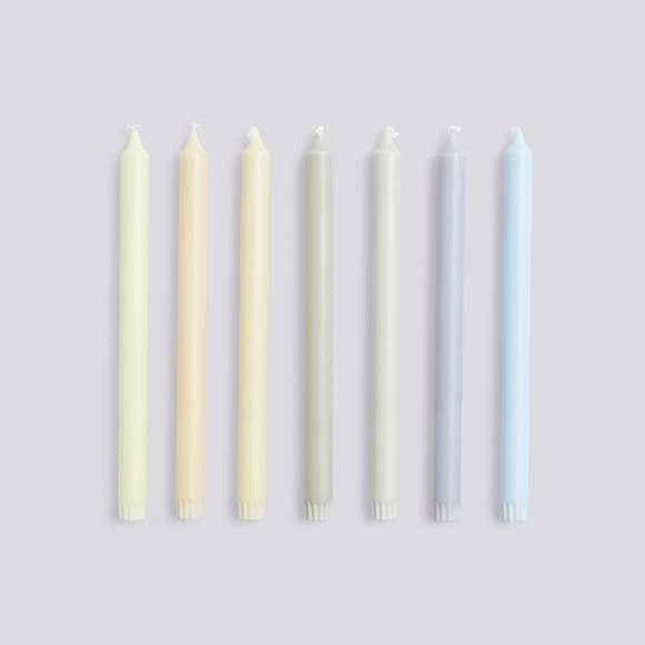 Gradient Candle - Set of 7 - Neutrals