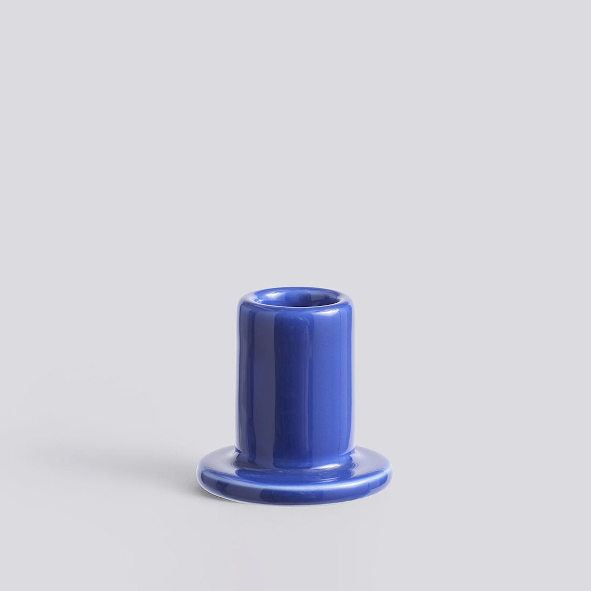 TUBE CANDLEHOLDER - SMALL - BLUE