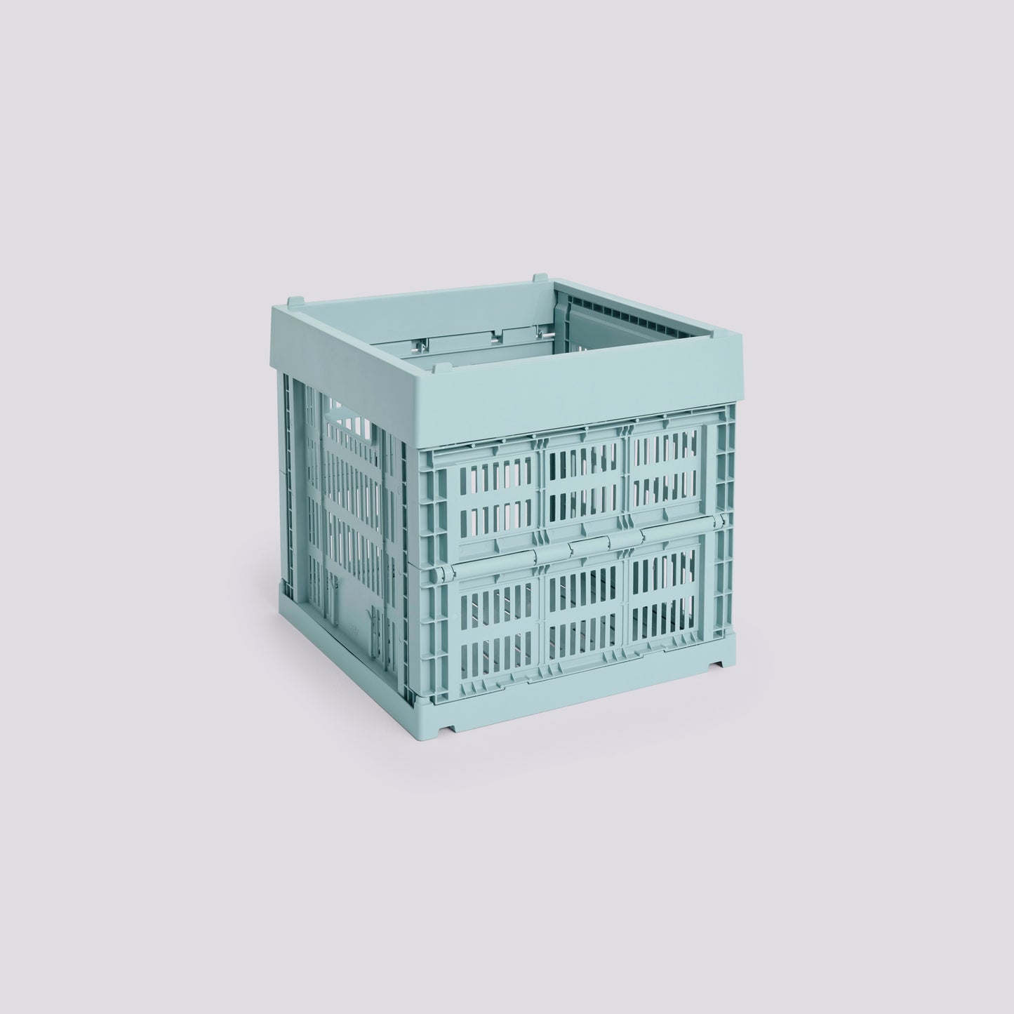 HAY COLOUR CRATE - CUBE - DUSTY BLUE