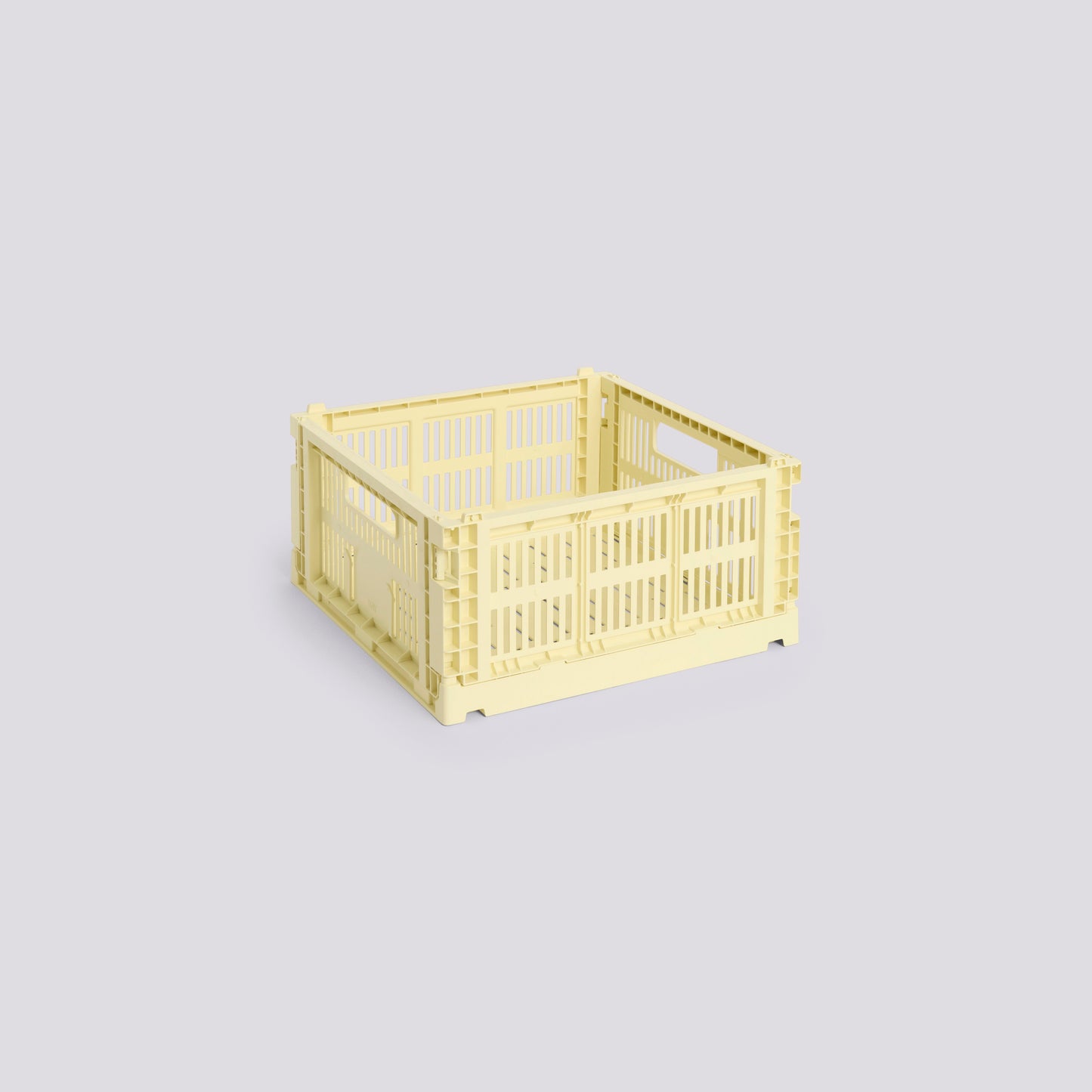 HAY COLOUR CRATE - MEDIUM SQUARE - LIGHT YELLOW
