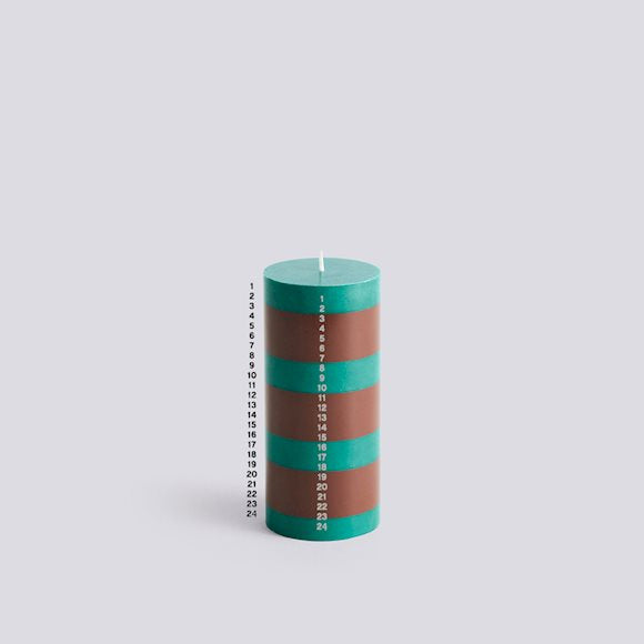 Calendar Candle Sticker - Small - Silver