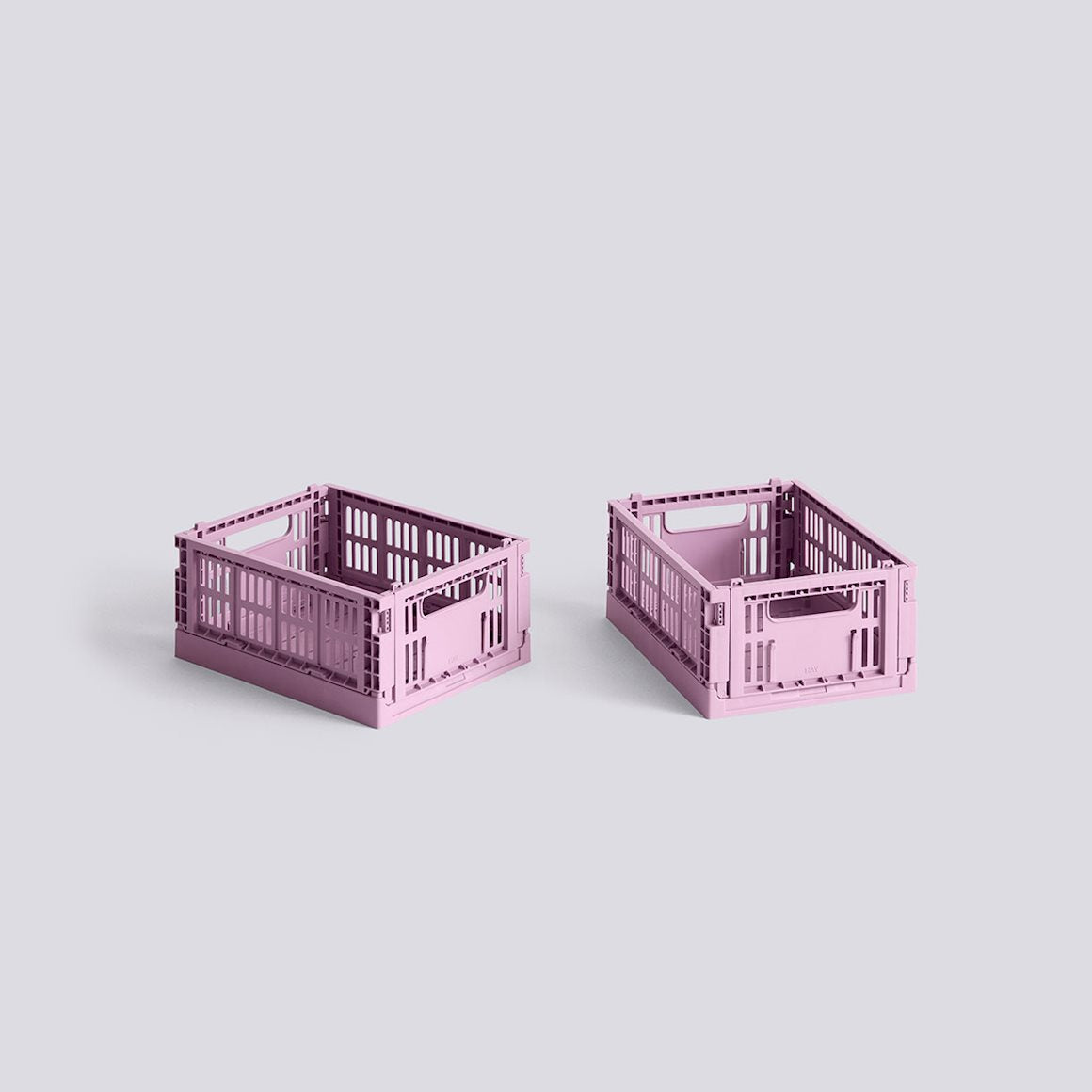 HAY COLOUR CRATE MINI - SET OF 2 - DUSTY ROSE