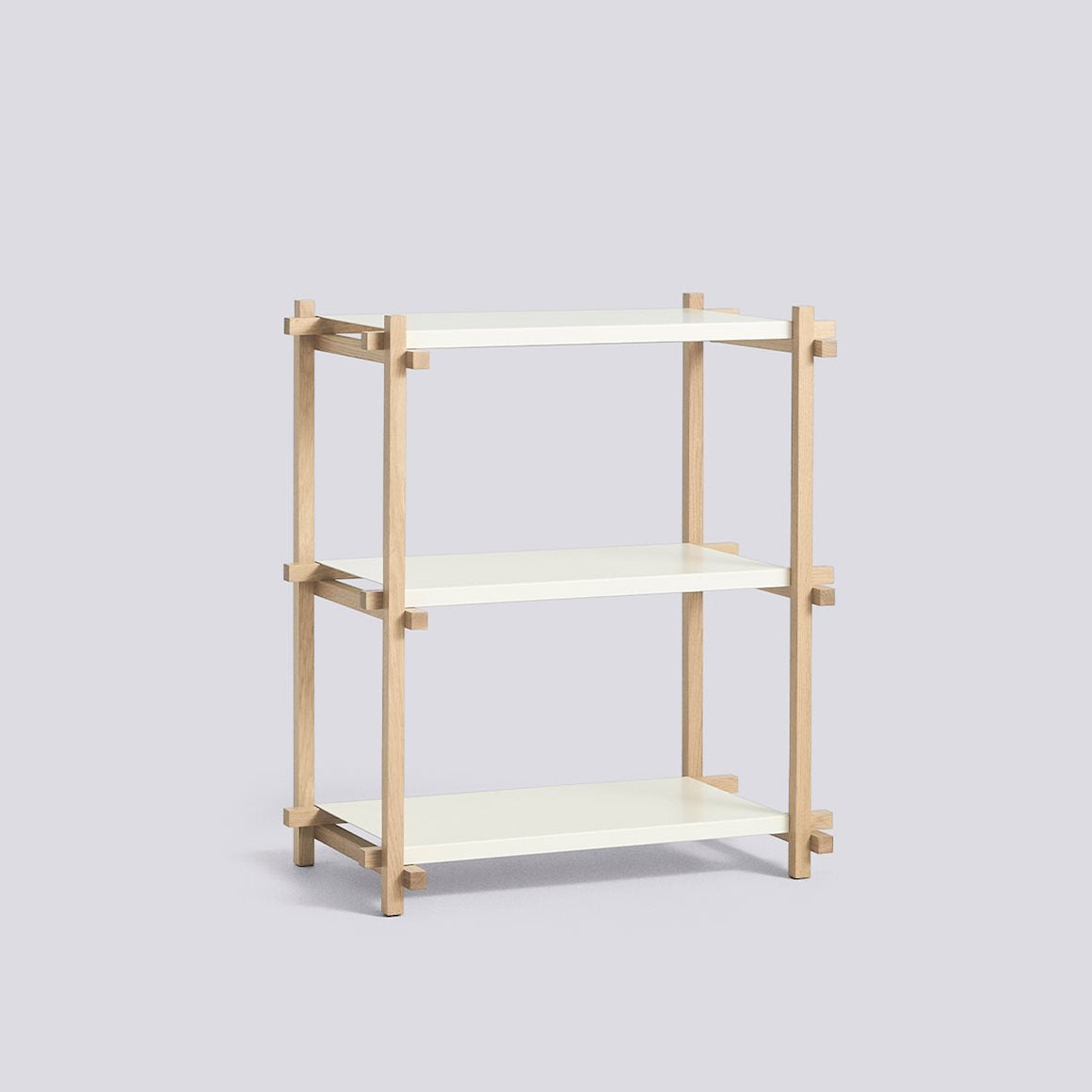 WOODY SHELVING SOAPED OAK FRAME 2.0 - COLUMN LOW