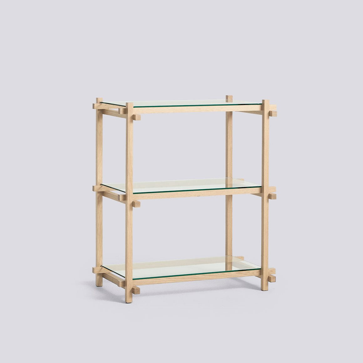 WOODY SHELVING SOAPED OAK FRAME 2.0 - COLUMN LOW