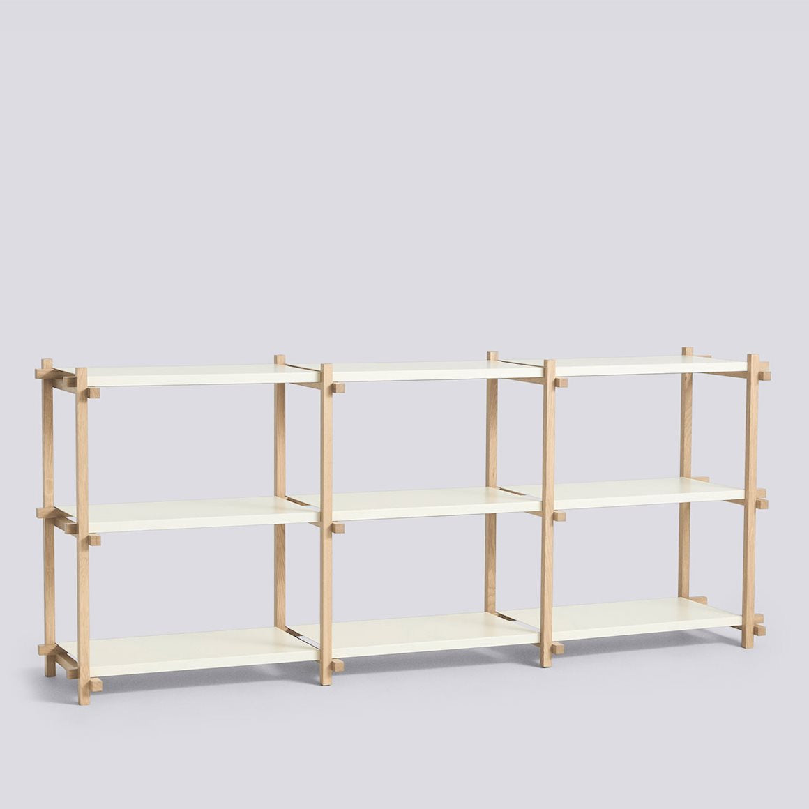 WOODY SHELVING SOAPED OAK FRAME 2.0 - LOW