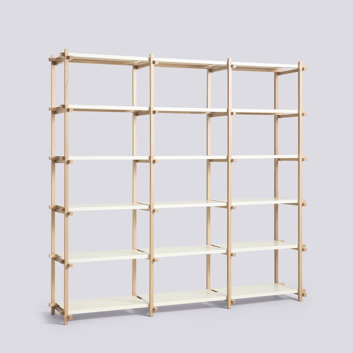 WOODY SHELVING SOAPED OAK FRAME 2.0 - HIGH