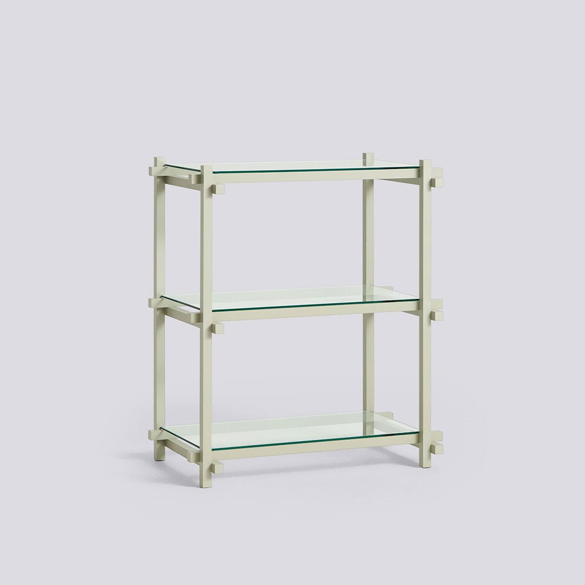 WOODY SHELVING SMOKEY GREY BEECH FRAME 2.0 - COLUMN LOW