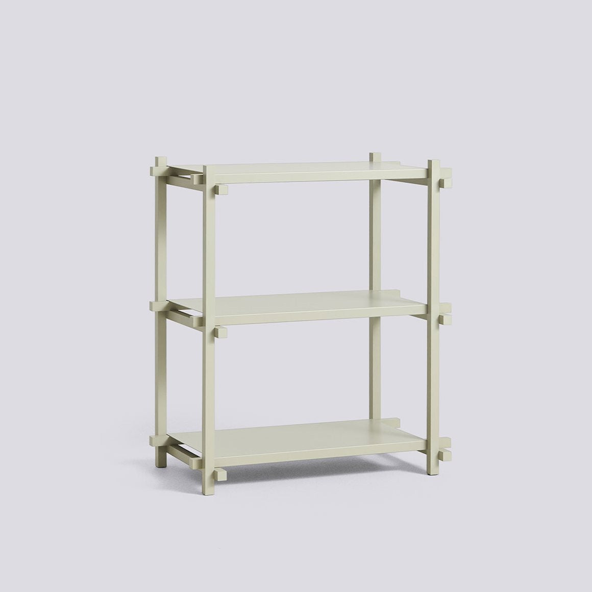 WOODY SHELVING SMOKEY GREY BEECH FRAME 2.0 - COLUMN LOW