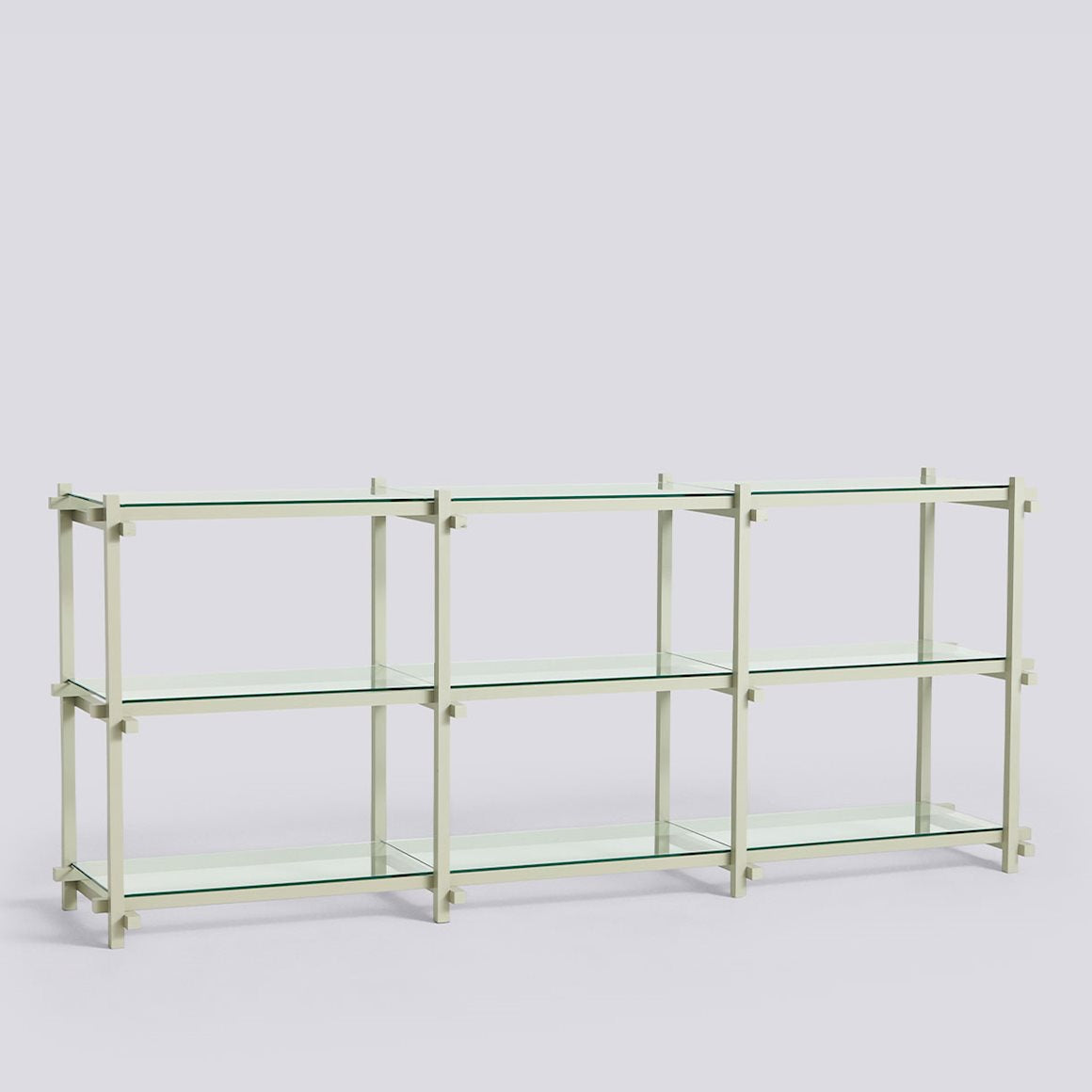 WOODY SHELVING SMOKEY GREY BEECH FRAME 2.0 - LOW