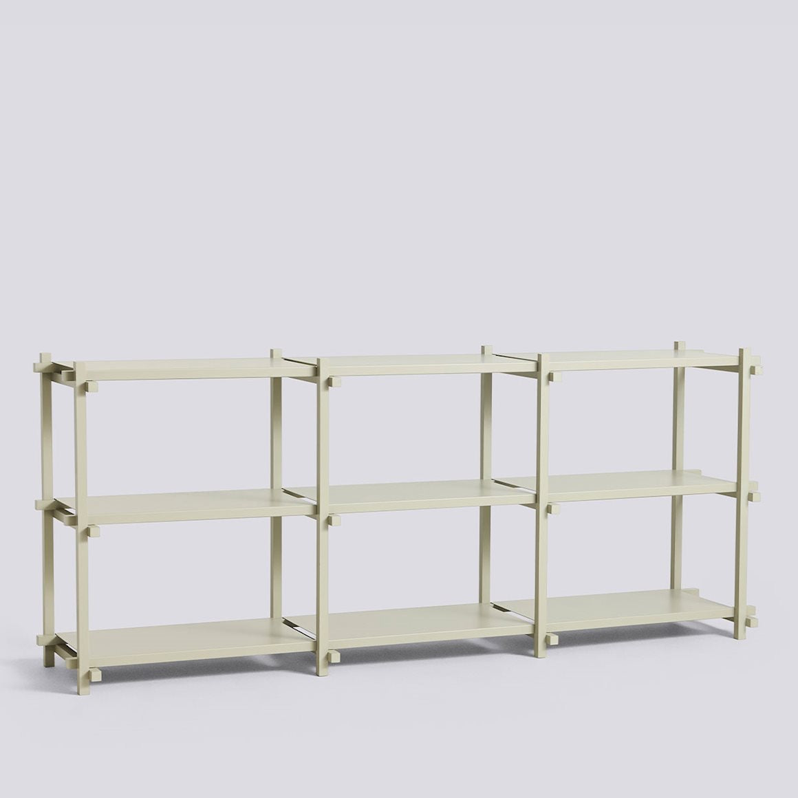 WOODY SHELVING SMOKEY GREY BEECH FRAME 2.0 - LOW
