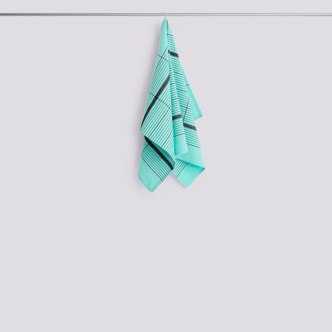 Linear Tea Towel - W52 x L80 - Turquoise