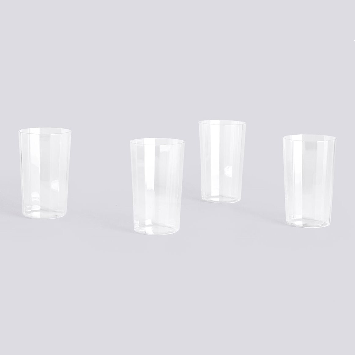 Angle Glass - Set of 4 -  Large H13 - Clear
